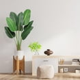thumbnail image 2 of Yeshouse paquete de 2 plantas artificiales de hojas de plátano con maceta, 122 cm, ideales para decoración de interiores, sala de estar, hogar y oficina, 2 of 8