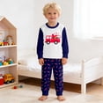 thumbnail image 4 of Boys' Pajama Sets Valentine Pjs Long Sleeve Heart Print Crew Neck Sleepwear Boys Pjs Size 4-5 Years, 4 of 4