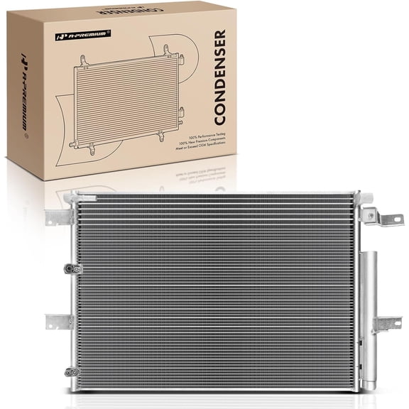 A-Premium Air Conditioning A/C Condenser Compatible with Ford Edge 2011-2014 & Lincoln MKX MKZ 2012-2015, 3.5L 3.7L