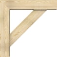 thumbnail image 3 of Ekena Millwork 8"W x 36"D x 36"H Traditional Block Rough Sawn Bracket w/ Offset Brace, Douglas Fir, 3 of 25
