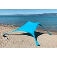 thumbnail image 4 of Skybed Water Resistant 7" x 7" Beach Tent, Hawaiian Blue, 4 of 11