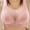 Pink, variant on Generic Plus Size Bras for Old Women No Underwire Full Coverage Sport Bra Comfortable Vest Style Bras Push Up Underwear