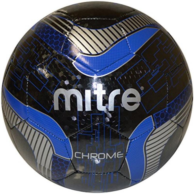BBS/Hedstrom DBA Regent Mitre Chrome Matrix Soccer Ball, Size 3 Black/Blue