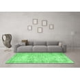 thumbnail image 3 of Ahgly Company Indoor Square Abstract Emerald Green Contemporary Area Rugs, 4' Square, 3 of 4
