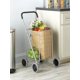 thumbnail image 2 of Carrito de compras Deluxe Rolling Utility, negro, 2 of 7