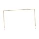 thumbnail image 2 of Soporte de barra de mesa con abrazadera, soporte de arco de mesa ajustable para colgar para aniversario, Dorado, 2 of 9