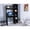 Black, variant on Five - cubby storage system | Ideal for keeping work essentials within reach | Enjoy efficient organization on your desk