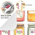 thumbnail image 2 of Yayeee Dish Drying Mat for Kitchen Counter 16"x18" Microfiber Absorbent Pad, Colorful Jam Jars, 2 of 7
