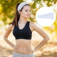 thumbnail image 6 of BKQCNKM Headbands for Women Headband for Washing Face Sport Headbands for Women Men Elastic Soft Fabric Non Slip Hair Bands Hair Warp for Daily Workout Yoga Headbands, White One Size, 6 of 6