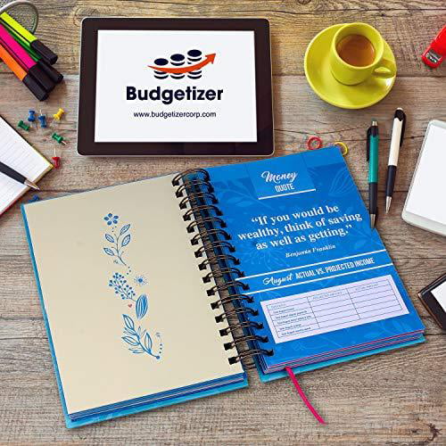 Budget Planner & Monthly Bill Organizer with Pockets. Expense Tracker  Notebook, Budgeting Journal and Financial Planner Budget Book to Control  Your Money. Large Size (8 X 9.5) – Black