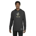 thumbnail image 4 of Men's New Era  Black New Orleans Saints Functional Fandom Hoodie, 4 of 5