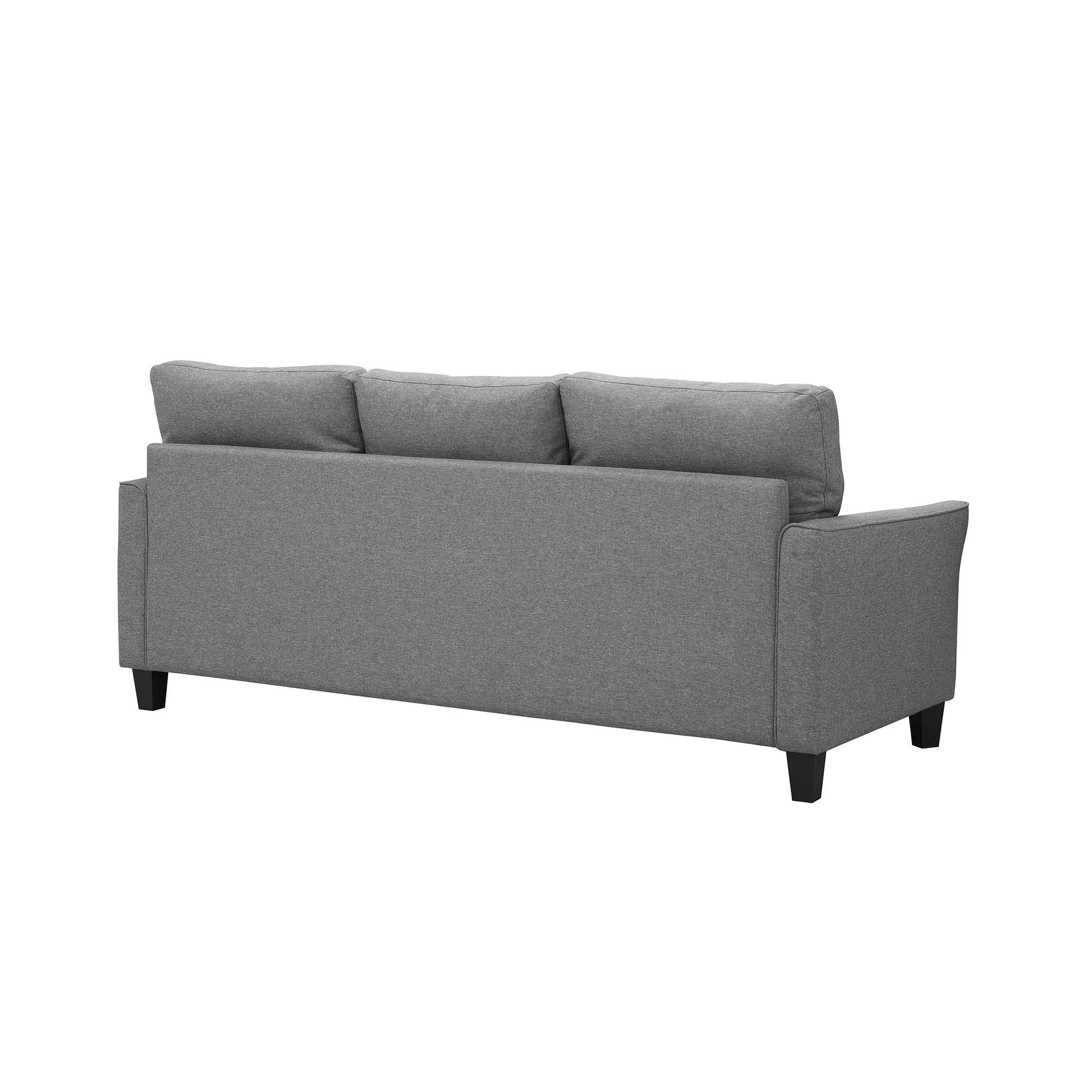 Mainstays Auden 81" 3 Seat Classic Modern Sofa, Gray