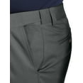 thumbnail image 5 of Oak Hill by DXL Men's Big and Tall Waist-Relaxer Pleated Microfiber Pants- New & Improved Fit, Grey, 52W X 34L, 5 of 8