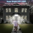 thumbnail image 3 of INDMIRD 50W Solar Security Lights, Solar Flood Lights, Solar Lights Outdoor Waterproof, Dusk to Dawn Solar Powered Security Lights, 6500K Cool White, for Porch, Patio, Yard, Garage, Garden, 3 of 8
