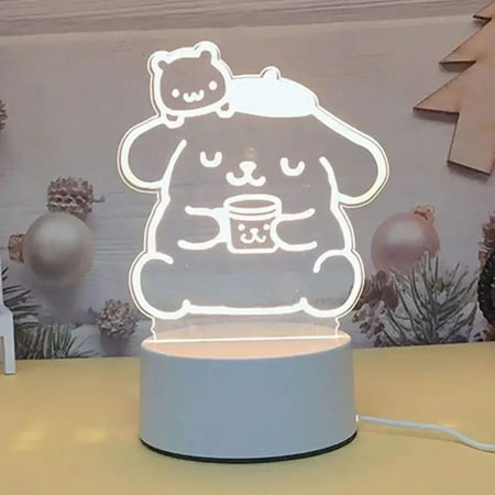 

Sanrio Hello Kitty My Melody Cinnamoroll Creativity Bedside LED Night Light Desktop Desk Lamp Ornaments Decorate Girlfriend Gift
