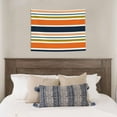 thumbnail image 4 of Hirioo Colorful Pastel Stripes Print Tapestry Lightweight Fabric for Bedroom Aesthetic Home Wall Dorm Décor Living Room Decor 29x37 Inch, 4 of 8