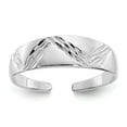 thumbnail image 4 of 14K White Gold Fancy Toe Ring, 4 of 6