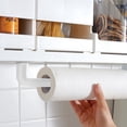 thumbnail image 3 of Monstrate Estante de almacenamiento de gancho para colgar en la pared múltiple, soporte de papel higiénico para rollos de papel, estante de Almacenamiento y organización del hogar Blanco, 3 of 6