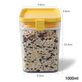 thumbnail image 3 of VerPetridure Buckle Transparent Multigrain Sealed Plastic Moisture-Proof Square Can, 3 of 6