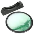 thumbnail image 1 of Quicksand 3D Glass Desktop Room Ornament Craft - Green 7in, 1 of 15