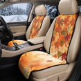 thumbnail image 2 of Eheartsgir Autumn Maple Leaf Print Car Front Seat Covers for Most Vehicles, Non Slip Scratchproof Car Seat Cover 2-Pack Polyester Front Car Seat Covers, 2 of 7