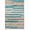 Blue, variant on Yuma Indoor/Outdoor Grey Mid-Century Striped 1'8" x 2'6" Non-Skid Accent Rug