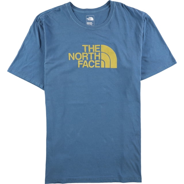 The North Face Half Dome - Camiseta gráfica para hombre, color azul, talla mediana The North Face Camiseta gráfica