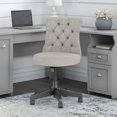 thumbnail image 2 of Bush Furniture Fairview Mid Back Tufted Office Chair in Light Gray Fabric, 2 of 5
