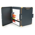 Dexas Dual Sided Clipcase® Storage Clipboard in Orange for A4 Letter Size Paper, Model 4517804
