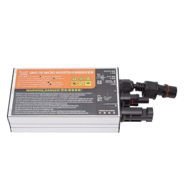Solar Grid Tie Inverter, Waterproof AC220V High Conversion Rate Practical Efficient Solar Micro Inverter Grid Tie For Generation Systems 300W,350W,500W