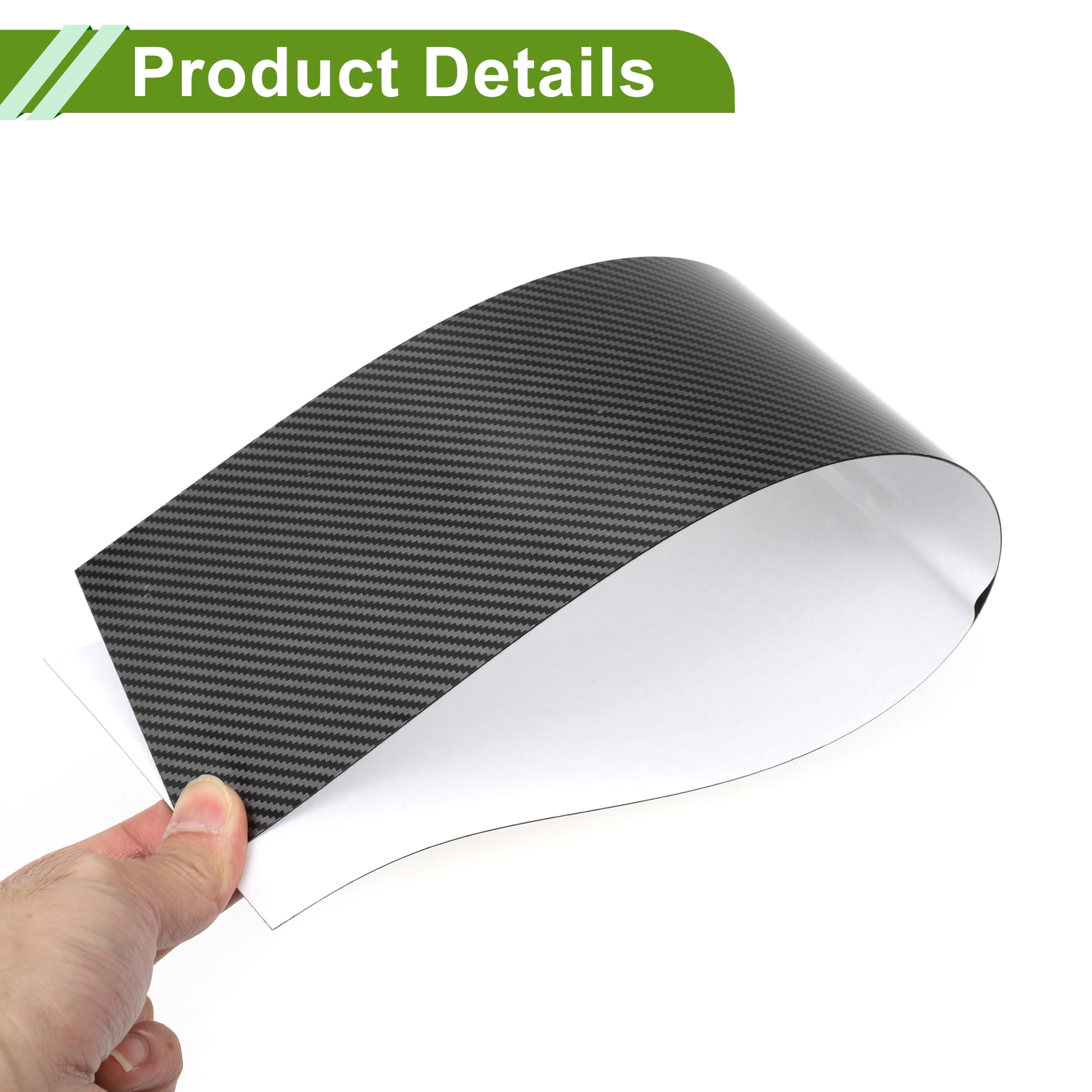 Unique Bargains 6Pcs Door Pillar Window Trim For Chevy Silverado 2019-2024 Carbon Fiber