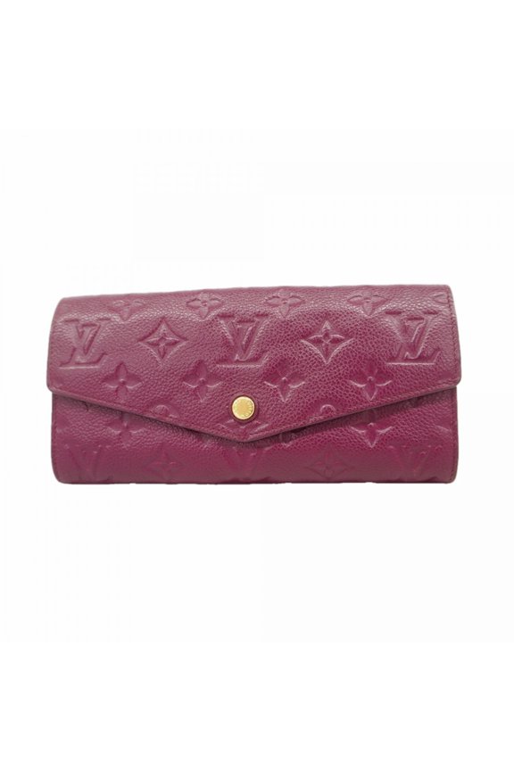 Pre-Owned Louis Vuitton Monogram Empreinte Portefeuille Curieuse Long Wallet M60341 Aurore...