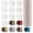 16 Colors Pearl And Chrome, variant on 16 Jars Chrome Nail Powder Magic White Pearl Kit Mirror Effect Silver Metallic Holographic Dip Nail Powder Decoration Iridescent Aurora Mermaid Pigment