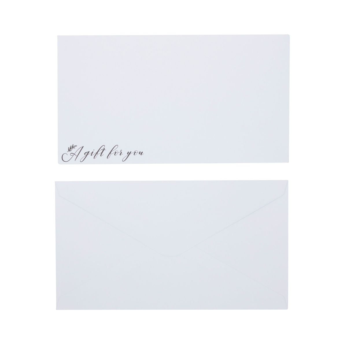 Money Envelopes for Cash White, 3.75 x 6.75 In, 100 Pack A Gift for You 