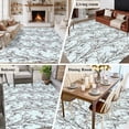 thumbnail image 5 of Large Area Rugs for Living Room Bedroom, Natural Trees Branches 6'x9' Rug Washable Carpet Runner Indoor Outdoor, Colored Birds Vintage Rustic Blue Non Slip Floor Mats Rug for Kitchen, Playroom, 5 of 8