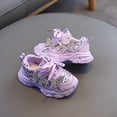 thumbnail image 2 of WXFAZCVU Girls Light Up Sneakers Round Toe Casual Walking Gym Lightweight Shoes Going Out Size 4.5, 2 of 4
