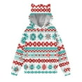 thumbnail image 5 of Kilaqueen Loose Fit Sweatshirt for Women Casual Trendy Xmas Graphic Comfy Hoodie with Pocket Pullover Hoodies Drawstring Fall Winter Pullover Tops, 5 of 5