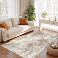 thumbnail image 6 of UERMEI 3'x5' Small Area Rugs for Entryway, Machine Washable Ultra-Thin Soft Rug, Non Slip Indoor Door Mats, Throw Rug for Bedroom Hallway, Laundry Room Carpets, Brown, 6 of 6