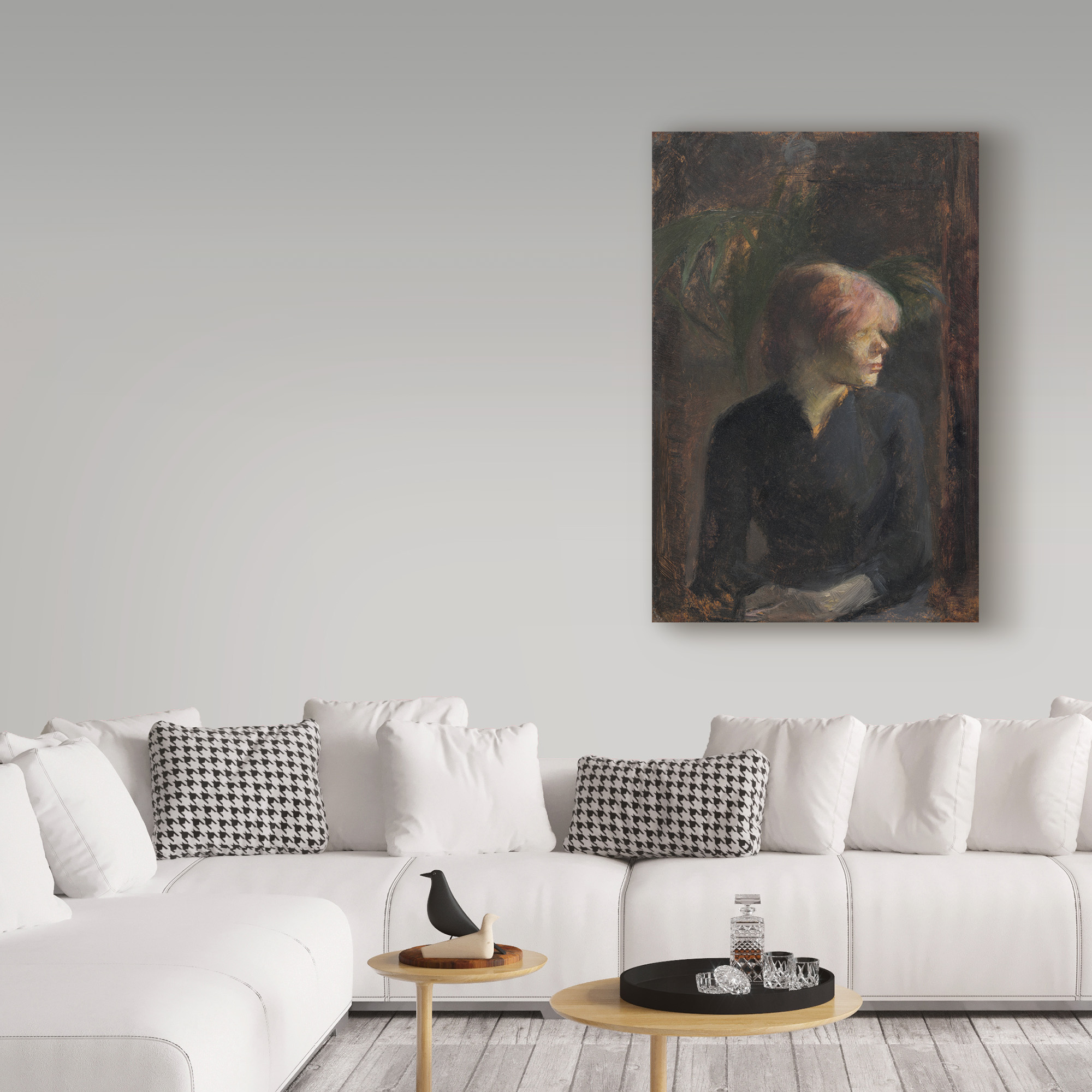 Trademark Fine Art People Canvas Art ' Carmen Gaudin ' by Henri De Touloe Lautrec