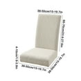 thumbnail image 3 of HongHeng Waterproof Dining Chair Covers, Chair Covers for Dining Room, Stretch Parsons Chair Slipcover, Removable, Washable for Dining Room Kitchen Chair Protector Cover, 3 of 6
