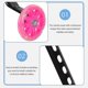 thumbnail image 2 of 2pcs Children Bike Auxiliary Wheels Riding Flash Training Wheels Compatible For 12-20 Inch Bikes-FCY, 2 of 3