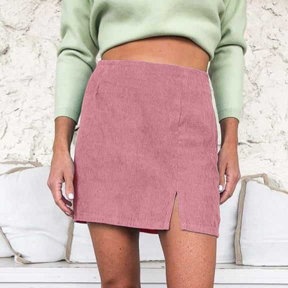 Aayomet Plaid Skirts For Women Women's Elastic High Waist Bodycon Pencil Mini Skirt,A XL