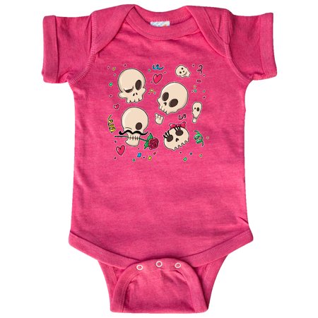 

Inktastic Halloween Skulls Having a Fun Party Gift Baby Boy or Baby Girl Bodysuit