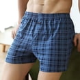 thumbnail image 2 of Uikmnh Loose Men Underwear Pure Big Shorts High Waist Breathable Casual Soft Everyday Comfort, 2 of 5