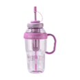 thumbnail image 1 of Botella de agua deportiva, vaso de agua, hervidor deportivo reutilizable con asa, diseño moderno de 1200 ml. violento, 1 of 9