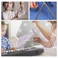 thumbnail image 3 of 5 Sets Triangle Musical Instrument Percussion Instrument Triangle Bell with Strikers for Kids, 3 of 9