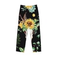 thumbnail image 4 of Goofa Printed Soft Pajama Pants for Men, Wide Leg Comfy Casual Lounge Yoga Pants-XX-Large, 4 of 9