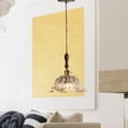 thumbnail image 1 of Decoración de la lámpara colgante de luz colgante Instalación fácil Luz de techo de lámpara ajustable para la tienda de dormitorio porche de cocina Marrón, 1 of 10