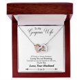 thumbnail image 1 of To My Wife Loving You and Breathing Inseparable Necklace, 1 of 7
