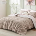thumbnail image 2 of Juego de cama King Bedsure, edredón reversible con estampado floral, 3 unidades, 2 of 7
